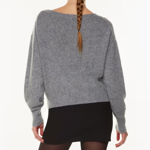 NWT! Babaton Black Session Luxe Cashmere Sweater - Picture 9 of 9